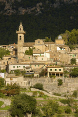 Valldemossa. Iglesia de Sant Bartomeu.Sierra de Tramuntana.Mallorca.Baleares.España.