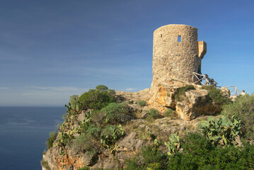 Fototapeta na wymiar Torre de Es Verger(s.XVI).Banyalbufar.Tramuntana.Mallorca.Baleares.España.