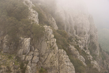 Obraz na płótnie Canvas Mola de Planícia.Banyalbufar.Sierra de Tramuntana.Mallorca.Baleares.España.