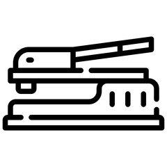 HOLE PUNCHER line icon,linear,outline,graphic,illustration