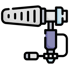 MICROPHONE filled outline icon,linear,outline,graphic,illustration