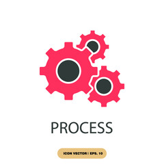 process icons  symbol vector elements for infographic web