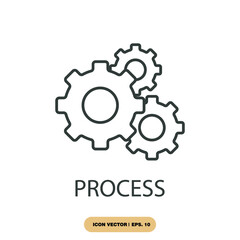 process icons  symbol vector elements for infographic web