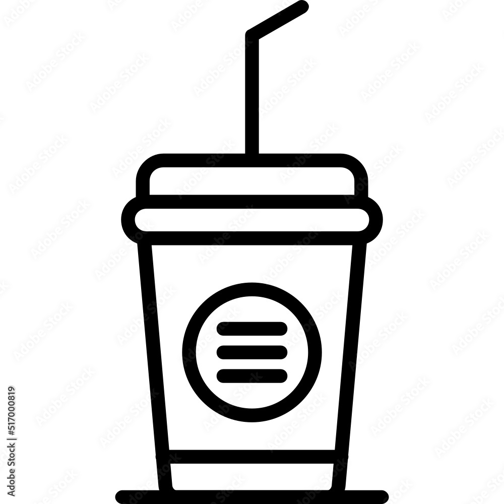 Canvas Prints Cold Drink Icon