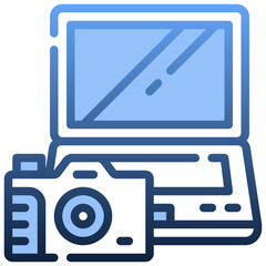 COMPUTER Gradient icon,linear,outline,graphic,illustration