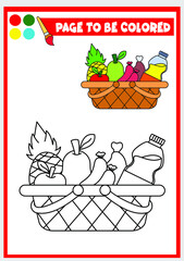 coloring book for kids. 