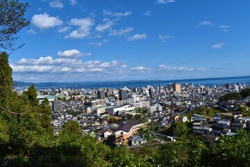 Obraz premium 大分県 別府市の風景 