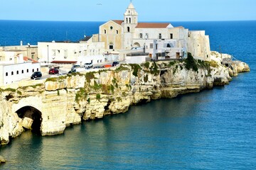 Scenery by the sea in Vieste