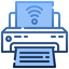 PRINTER Gradient icon,linear,outline,graphic,illustration