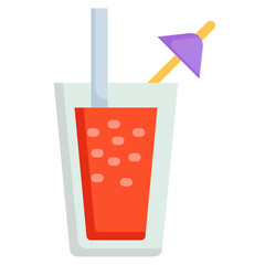 SMOOTHIE flat icon,linear,outline,graphic,illustration