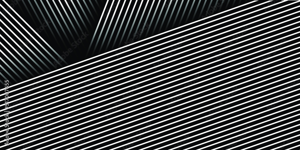 Poster abstract black background with diagonal lines. modern dark abstract vector texture.