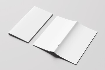 Blank DL Bi-Fold Mockup