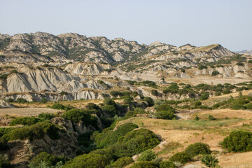 Landscape of Calanchi in Basilicata region, Italy 

