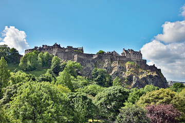 Fototapeta na wymiar Das Schloss von Edinburgh