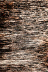 Fototapeta premium Brown wooden background. Top view. Copy space.
