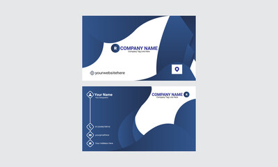 Modern Business Card - Creative and Clean Business Card Template. Luxury business card design template.