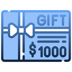 VOUCHER Gradient icon,linear,outline,graphic,illustration