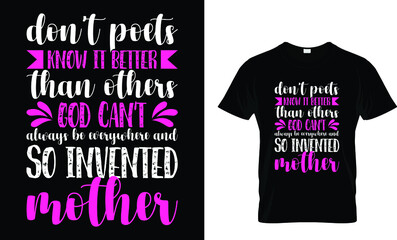 don’t poets know it better than others god can’t always be t-shirt design template