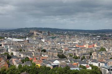 Fototapeta na wymiar Edinburgh mit Schloss