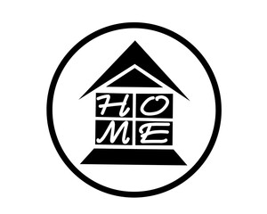 Home or real estate logo vector design