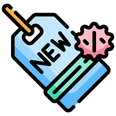 PRICE TAG filled outline icon,linear,outline,graphic,illustration