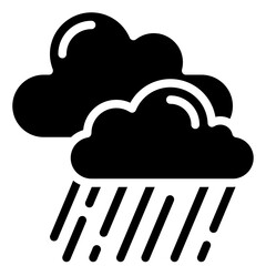 RAINY glyph icon,linear,outline,graphic,illustration