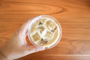 coffee, iced coffee or iced cappuccino coffee