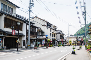  伊那市高遠町の町並み