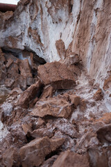 Mountain rocky view. Rocks, canyon, sandstone, desert valley
