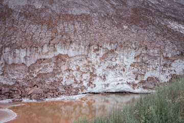 Mountain rocky view. Rocks, canyon, sandstone, desert valley