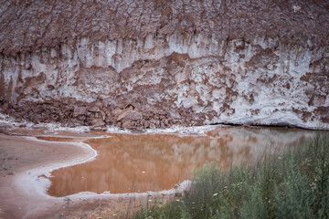 Mountain rocky view. Rocks, canyon, sandstone, desert valley