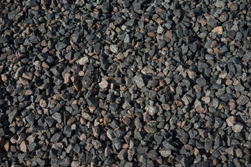 Many stones on the ground