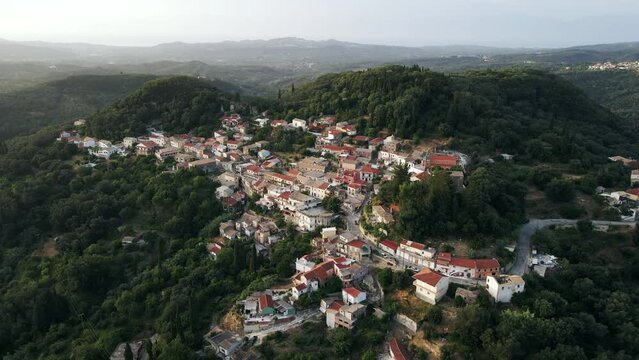 Dorf in Corfu