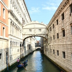 Fototapeta na wymiar bridge of Sighs, Venice Italy