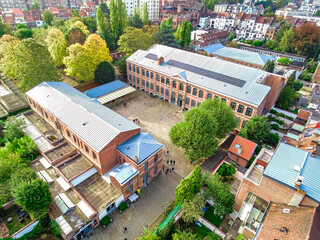 School infrastructures in Ixelles, Brussels Belgium