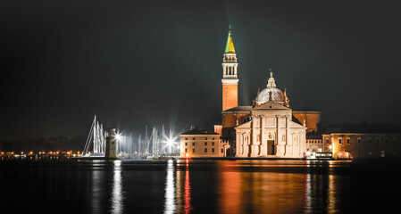 Venice Laguna by night