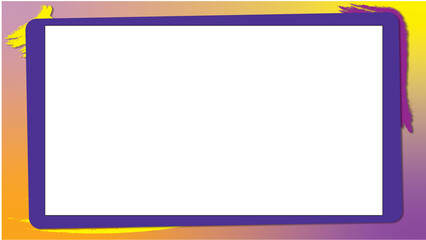 Obraz premium blue and yellow frame