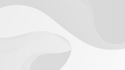 Abstract background with modern trendy white grey gradient for presentation design, flyer, social media cover, web banner, tech banner