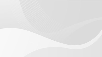 Abstract background with modern trendy white grey gradient for presentation design, flyer, social media cover, web banner, tech banner