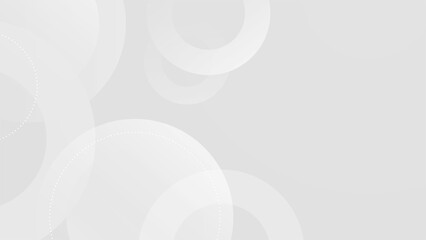 Abstract background with modern trendy white grey gradient for presentation design, flyer, social media cover, web banner, tech banner