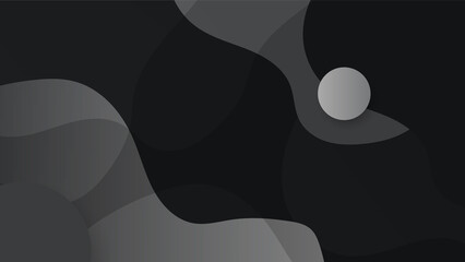 Abstract black background with modern trendy gradient texture color for presentation design, flyer, social media cover, web banner, tech banner