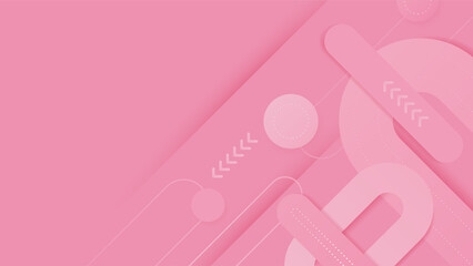 Abstract pink background with modern trendy gradient texture color for presentation design, flyer, social media cover, web banner, tech banner