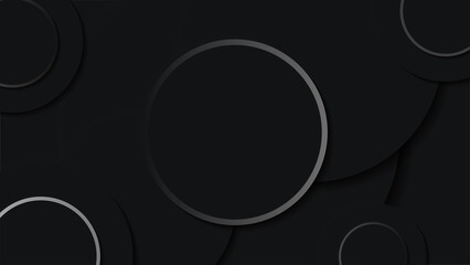 Abstract black background with modern trendy gradient texture color for presentation design, flyer, social media cover, web banner, tech banner