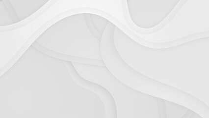 Abstract background with modern trendy white grey gradient for presentation design, flyer, social media cover, web banner, tech banner