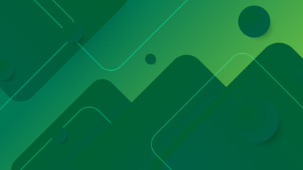Abstract green background with modern trendy gradient texture color for presentation design, flyer, social media cover, web banner, tech banner