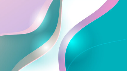 Abstract pink and pastel green tosca background with modern trendy gradient texture color for presentation design, flyer, social media cover, web banner, tech banner