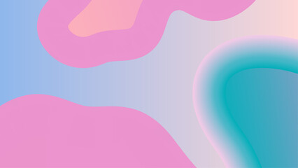 Abstract pink and pastel green tosca background with modern trendy gradient texture color for presentation design, flyer, social media cover, web banner, tech banner
