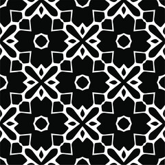 
Abstract background with black and white pattern. Unique geometric vector swatch. Perfect for site backdrop, wrapping paper, wallpaper, textile and surface design. 