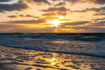 Bahamas beach sunrise