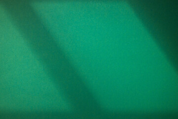 Abstract light and shadow green background.